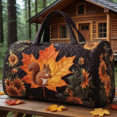 Autumn Woodland Print Carryall — supplier reference image