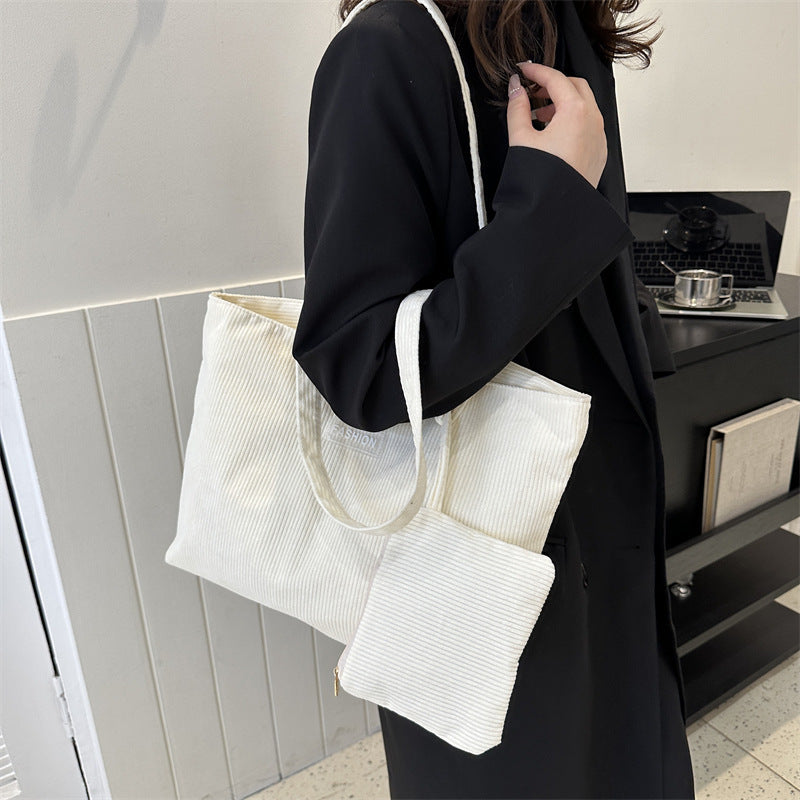 Soft Curve Everyday Tote - shoulder bag detail