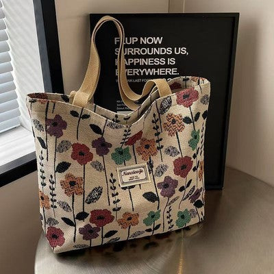 Wildflower Canvas Tote — supplier reference image