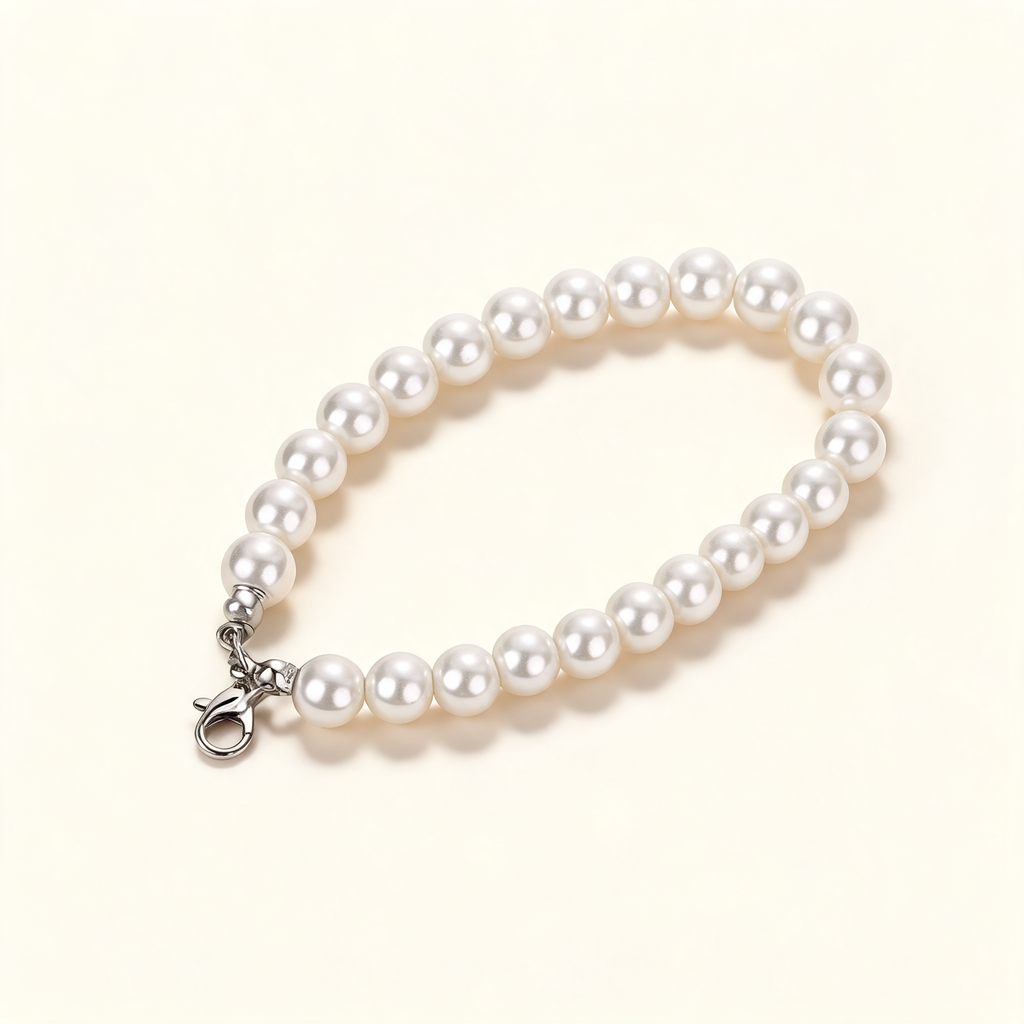 Everyday Pearl Look Bag Chain — front product view | Mak&Malva gallery 1-3