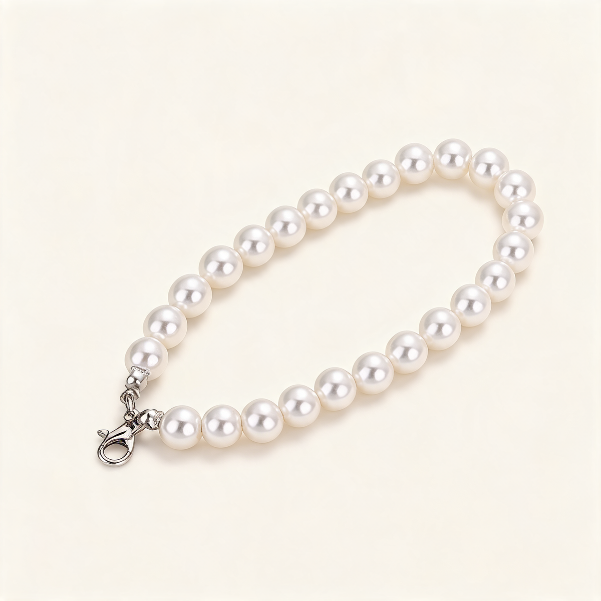 Everyday Pearl Look Bag Chain — three-quarter product view | Mak&Malva gallery 1-3