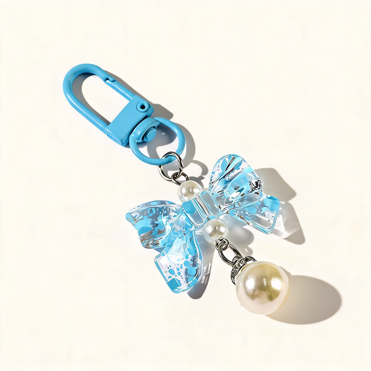 Starlight Bow And Pearl Look Charm — front product view | Mak&Malva gallery 1-3