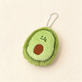 Little Avocado Plush Bag Charm — front product view | Mak&Malva gallery 1-3