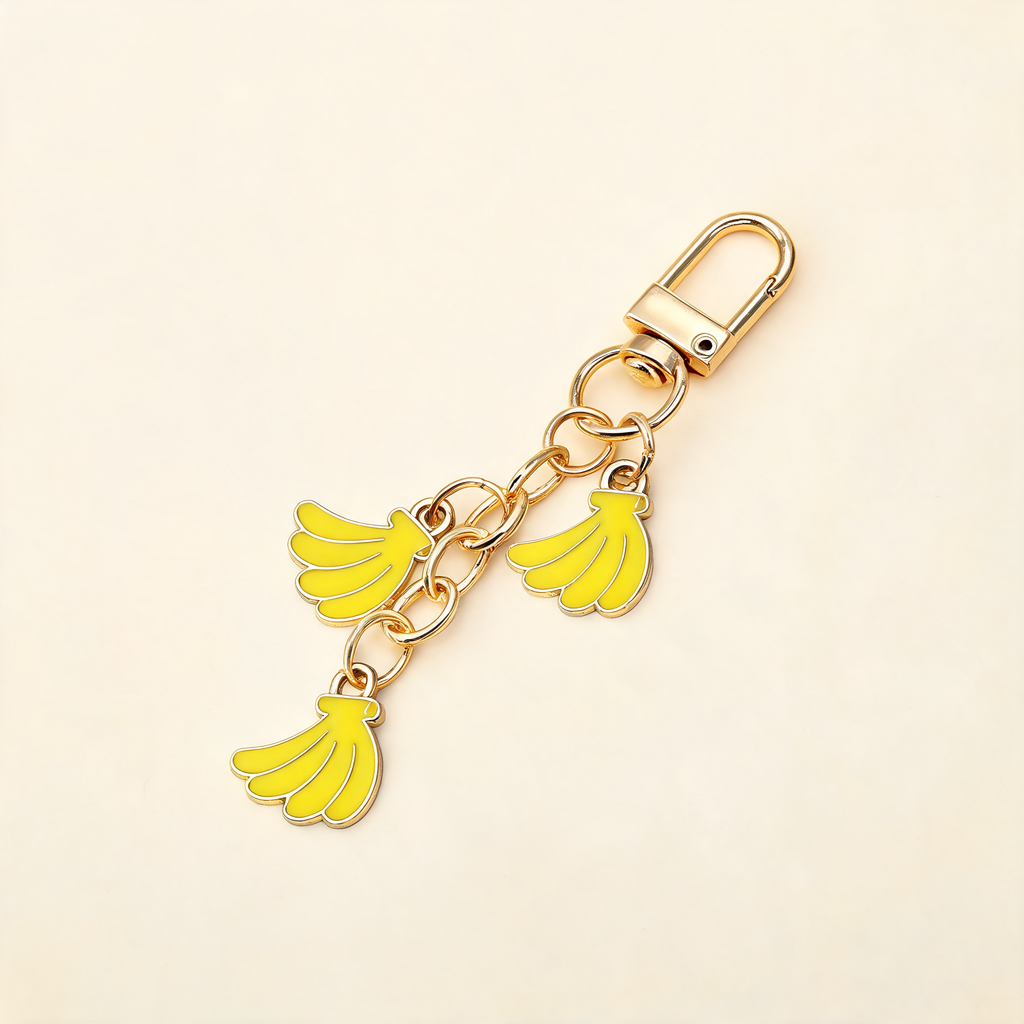 Orchard Enamel Look Bag Charm — three-quarter product view | Mak&Malva gallery 1-3