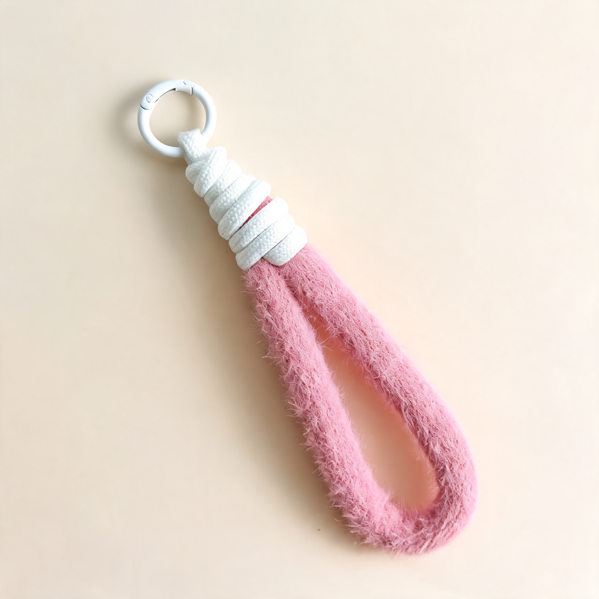 Soft Loop Bag Charm — three-quarter product view | Mak&Malva gallery 1-3