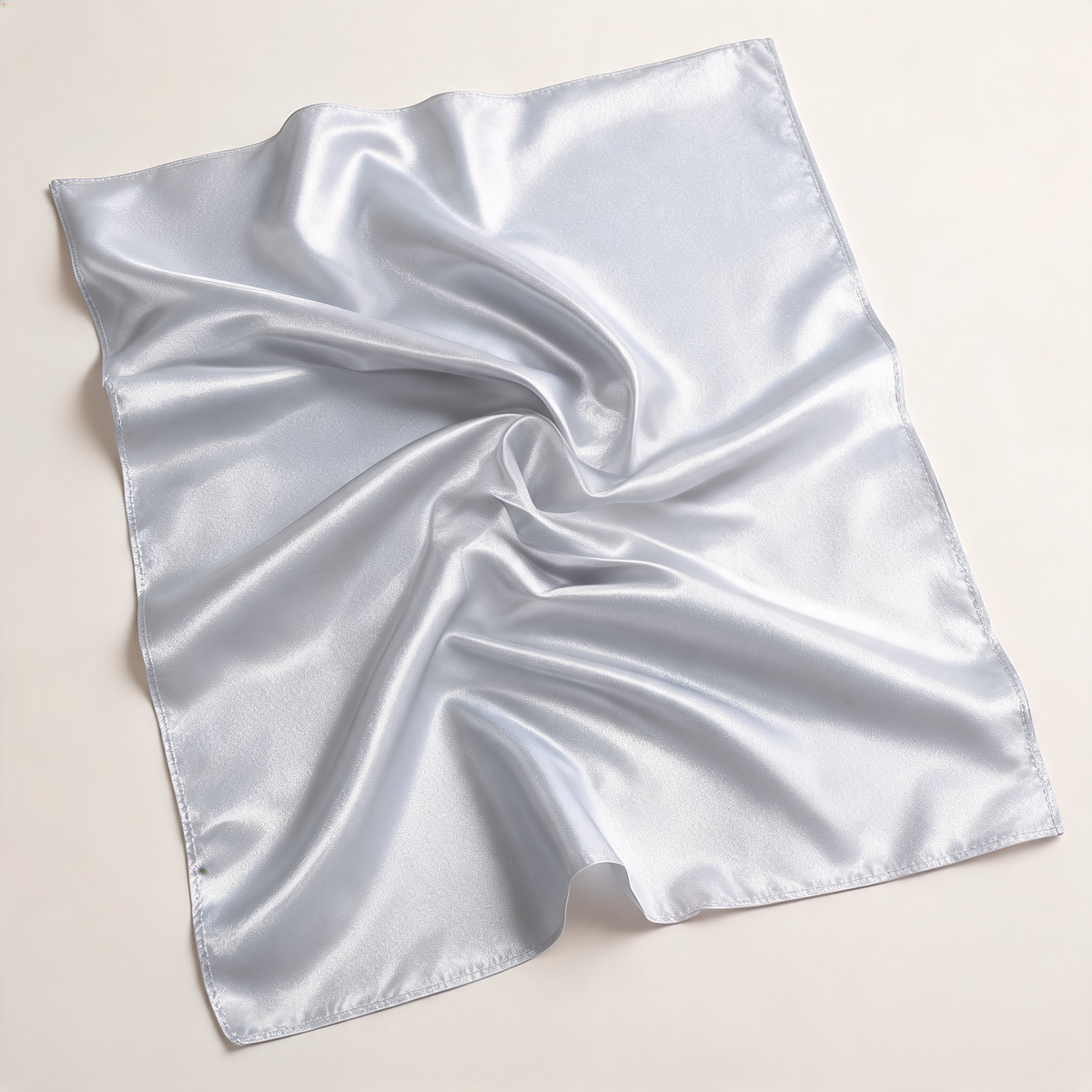 Soft Sheen Square Scarf 90 — three-quarter product view | Mak&Malva gallery 1-3