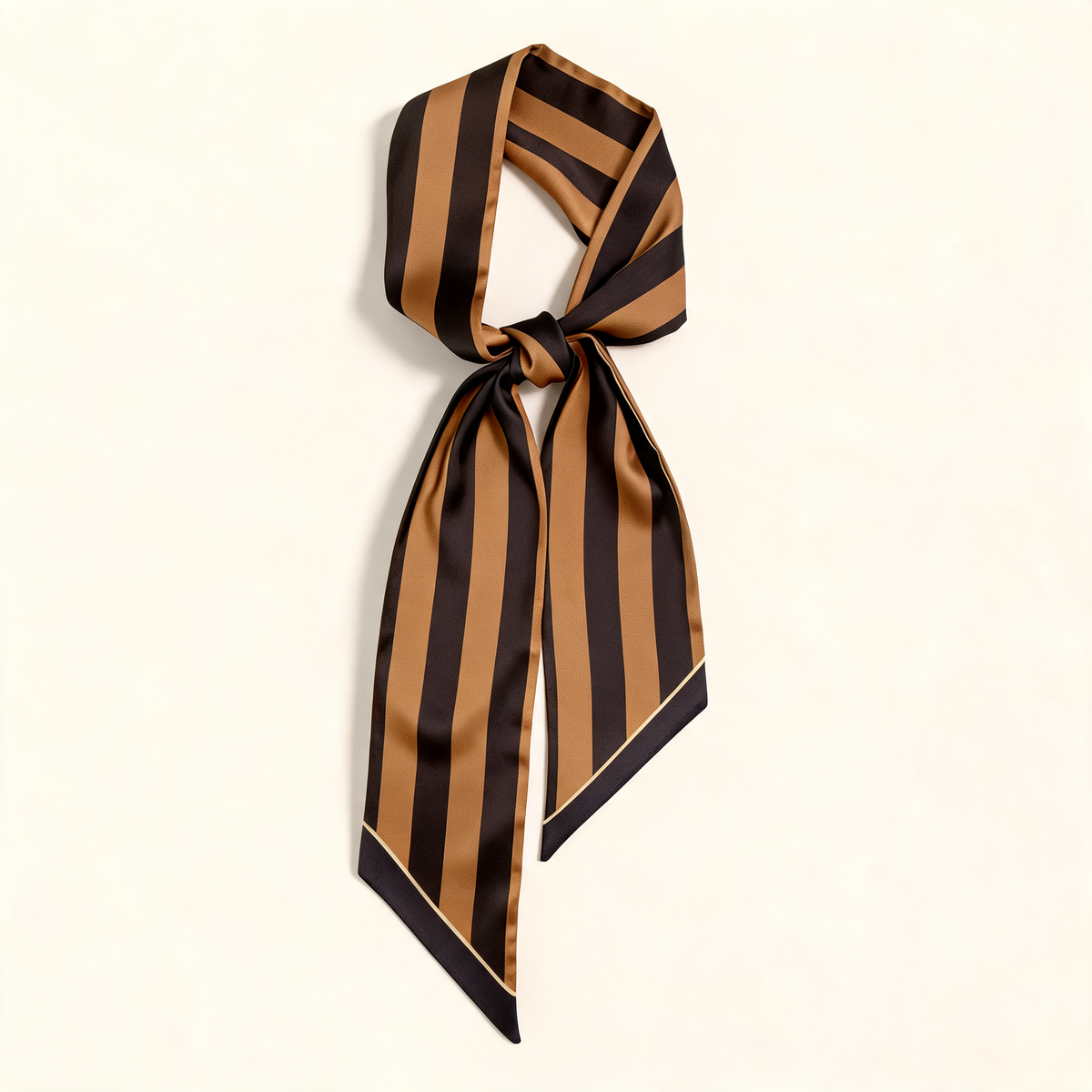 Long Graphic Stripe Scarf — three-quarter product view | Mak&Malva gallery 1-3