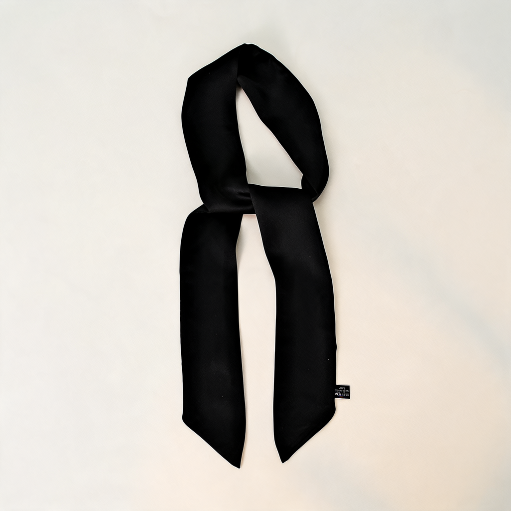 Everyday Satin Ribbon Scarf — front product view | Mak&Malva gallery 1-3