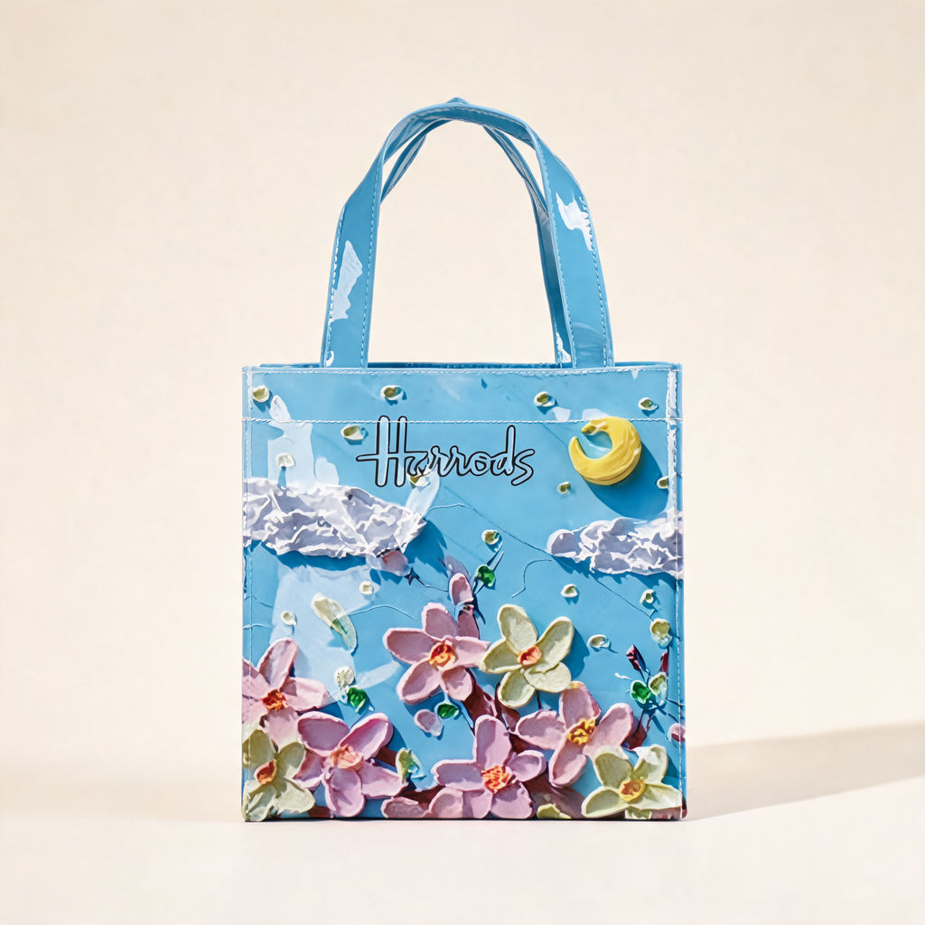 Seaside Story Mini Tote — three-quarter product view | Mak&Malva gallery 1-3