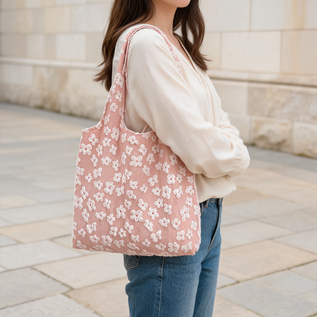 Petal Lace Hobo — lifestyle styling | Mak&Malva gallery 1-3