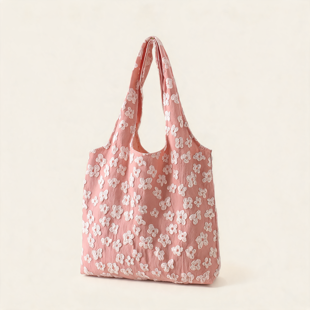 Petal Lace Hobo — three-quarter product view | Mak&Malva gallery 1-3