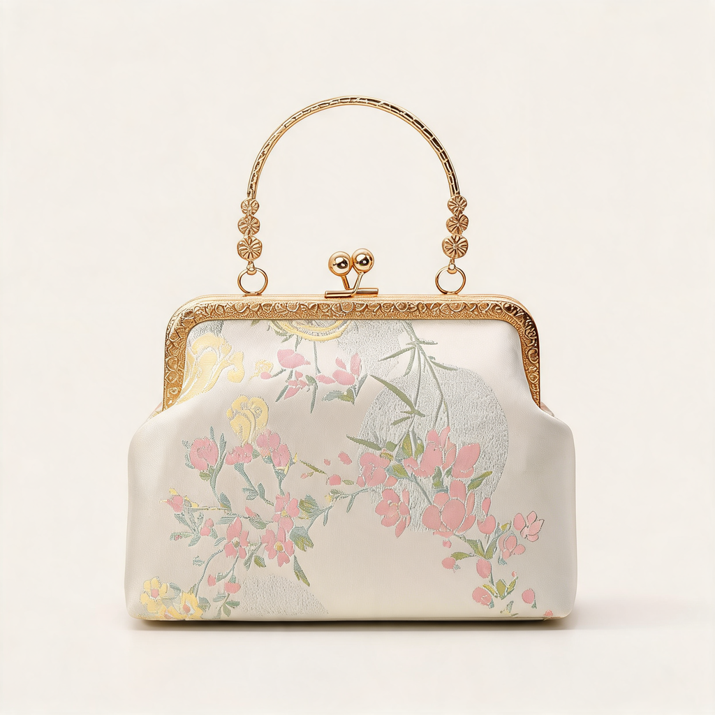 Bamboo Bloom Frame Bag — front product view | Mak&Malva gallery 1-3