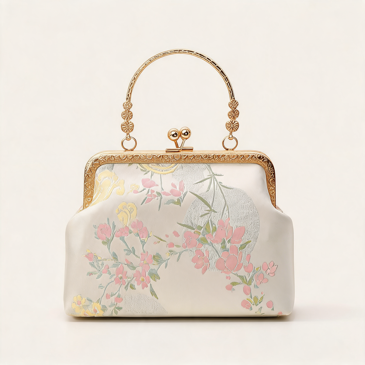 Bamboo Bloom Frame Bag — front product view | Mak&Malva gallery 1-3