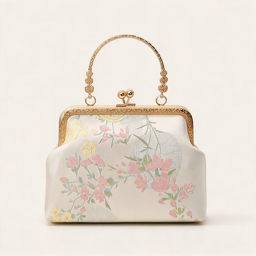 Bamboo Bloom Frame Bag — front product view | Mak&Malva gallery 1-3