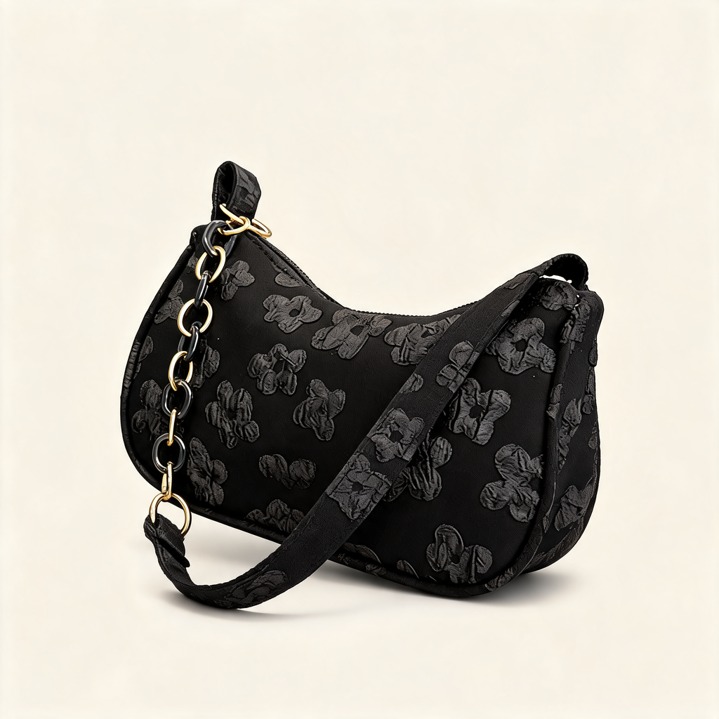Petal Chain Shoulder Bag — three-quarter product view | Mak&Malva gallery 1-3