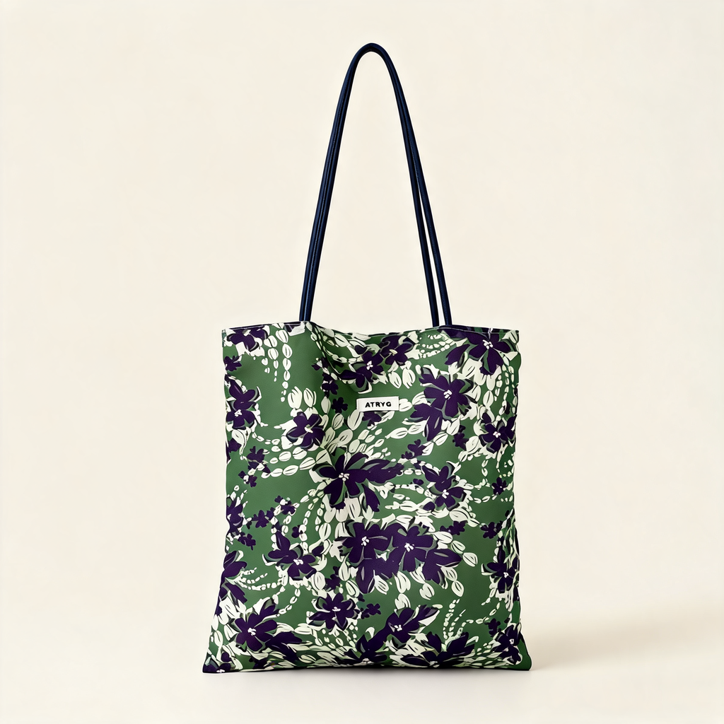 Daisy Field Slim Tote — front product view | Mak&Malva gallery 1-3