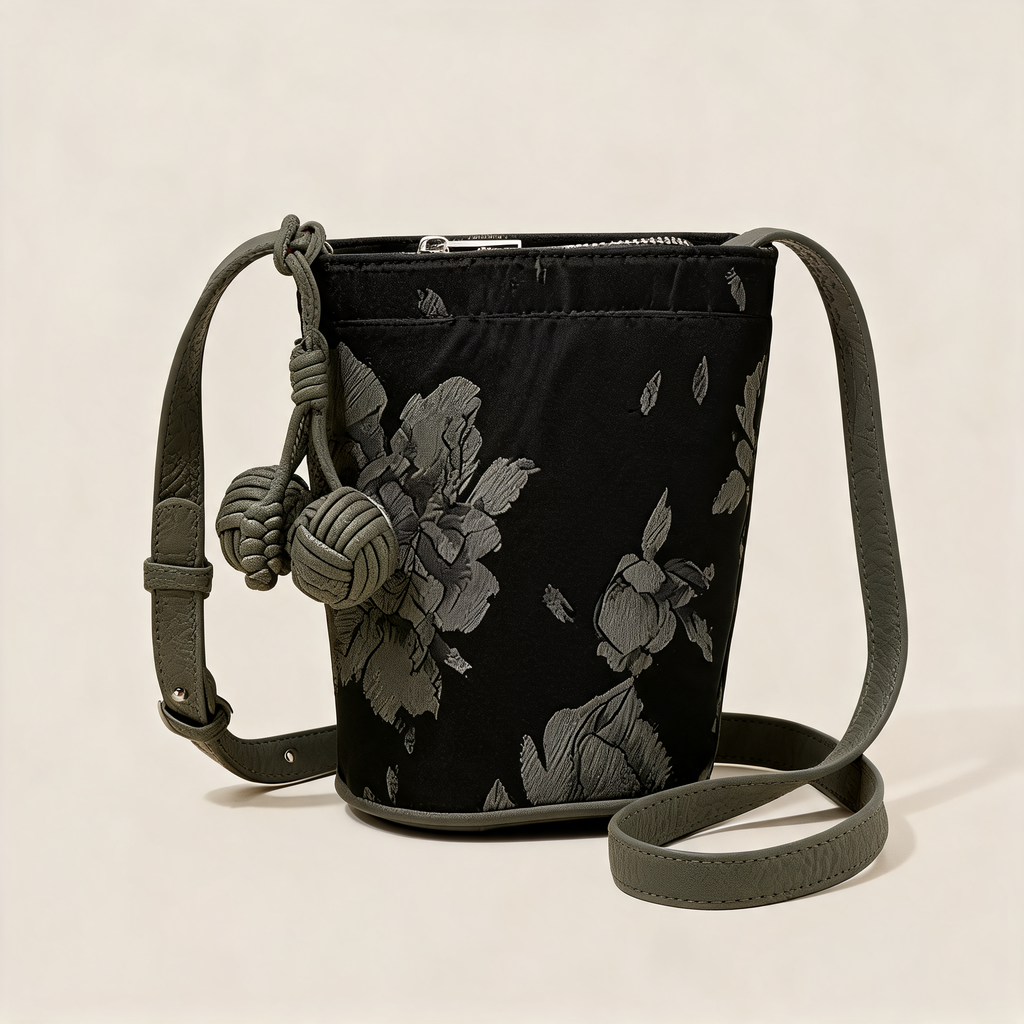 Petite Brocade Crossbody — front product view | Mak&Malva gallery 1-3