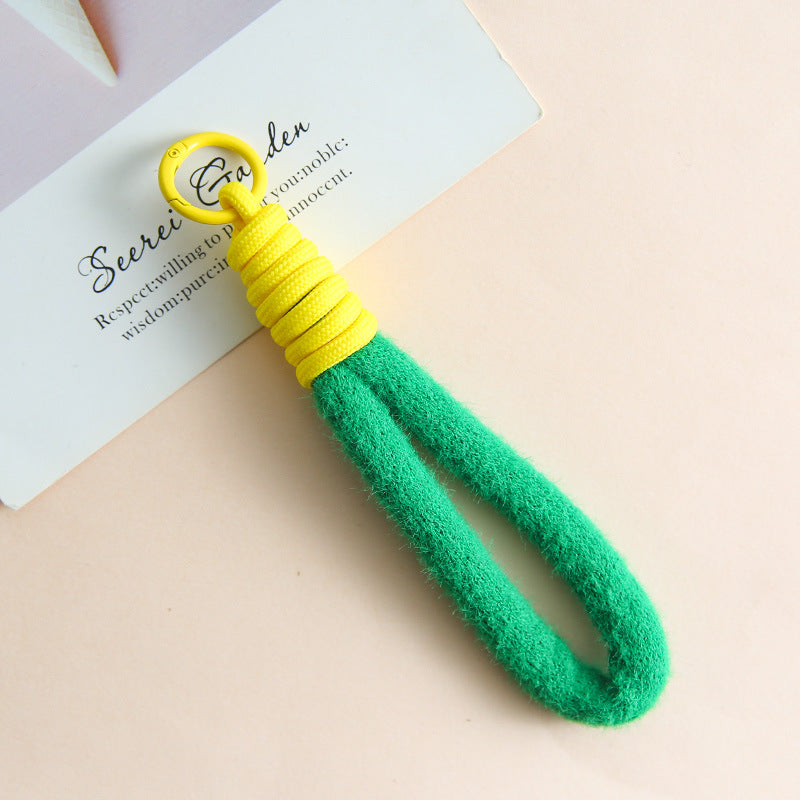 Soft Loop Bag Charm - Green
