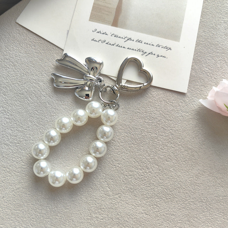 Sweetheart Pearl-Look Loop Charm - Design 8046-1