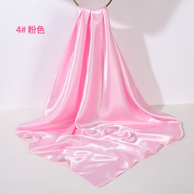 Soft Sheen Square Scarf 90 - Pink 04