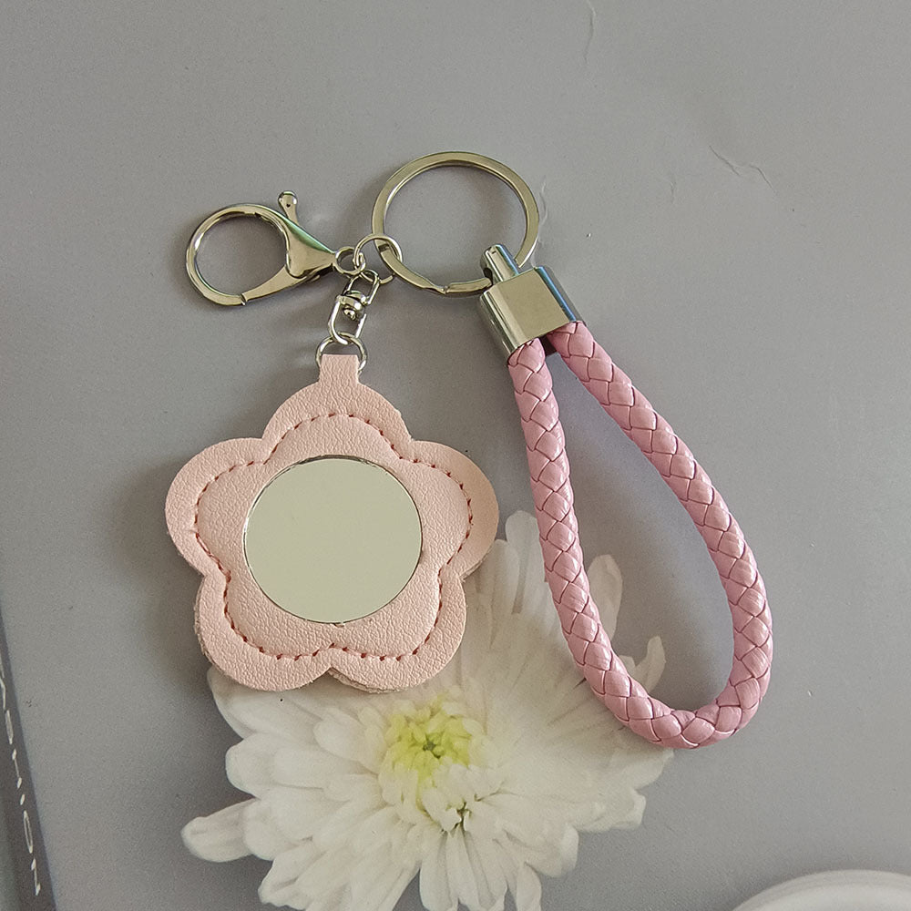Petal Mirror Bag Charm - Pink