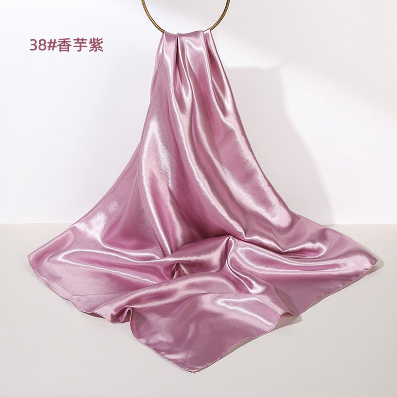 Soft Sheen Square Scarf 90 - Soft Lilac