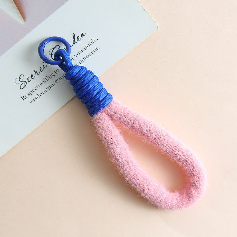 Soft Loop Bag Charm - Pink
