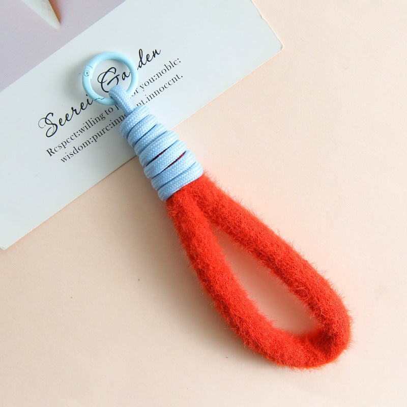 Soft Loop Bag Charm - Red