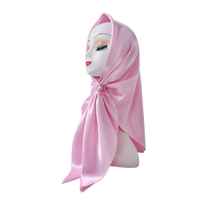 Lustre Square Scarf 90 - Pink