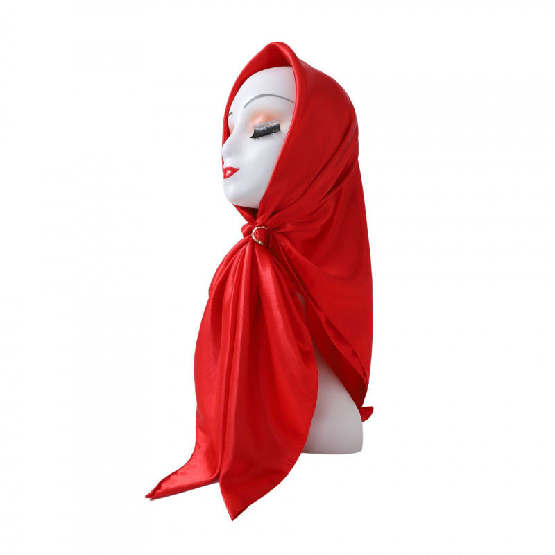 Lustre Square Scarf 90 - Red