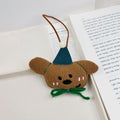 Party Pal Bag Charm - Brown and Teal