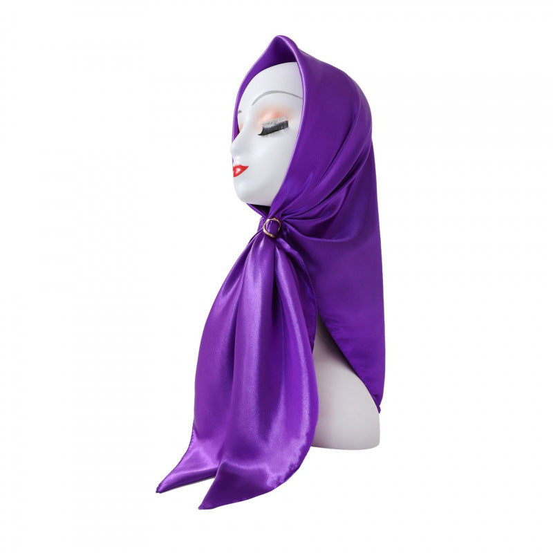 Lustre Square Scarf 90 - Purple