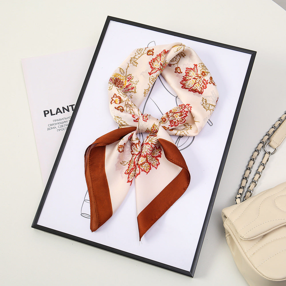 Petite Floral Square Scarf - Petite Floral