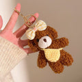 Plush Friends Bag Charm - Brown and Yellow