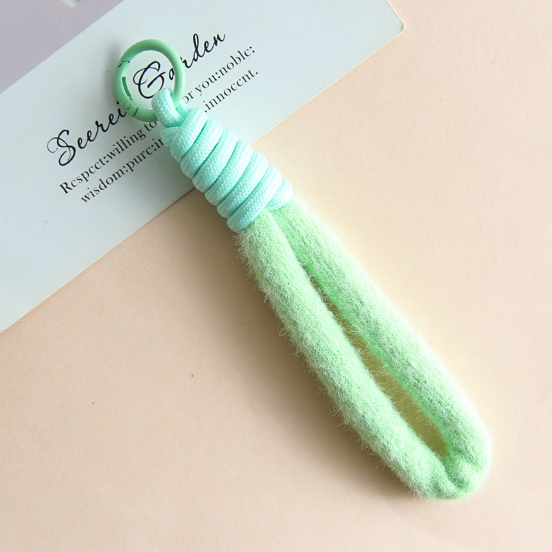 Soft Loop Bag Charm - Mint green
