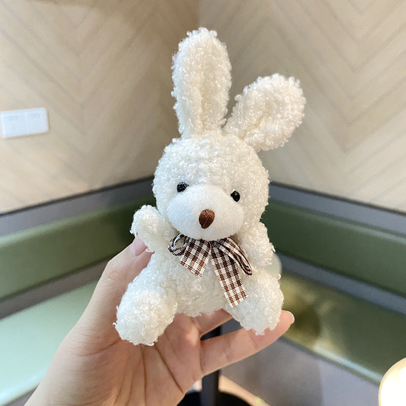 Petite Bunny Bag Charm - White