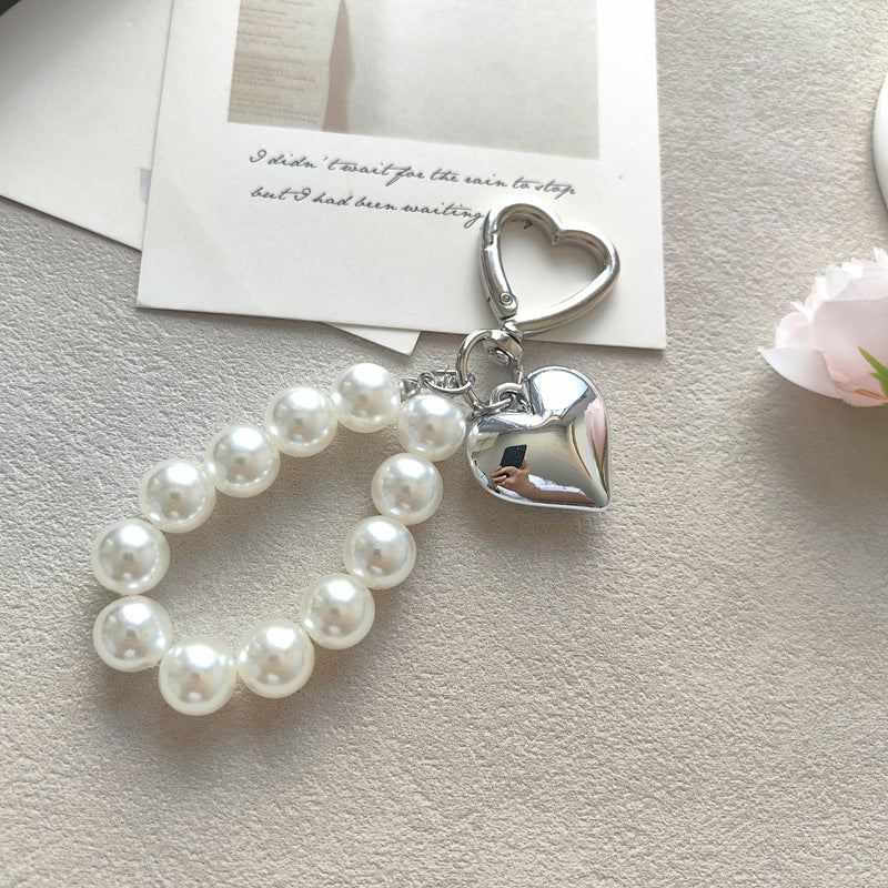 Sweetheart Pearl-Look Loop Charm - Design 8046-2