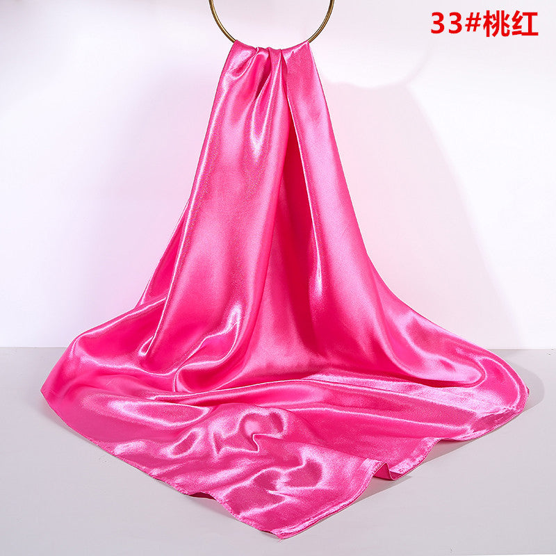 Soft Sheen Square Scarf 90 - Hot Pink