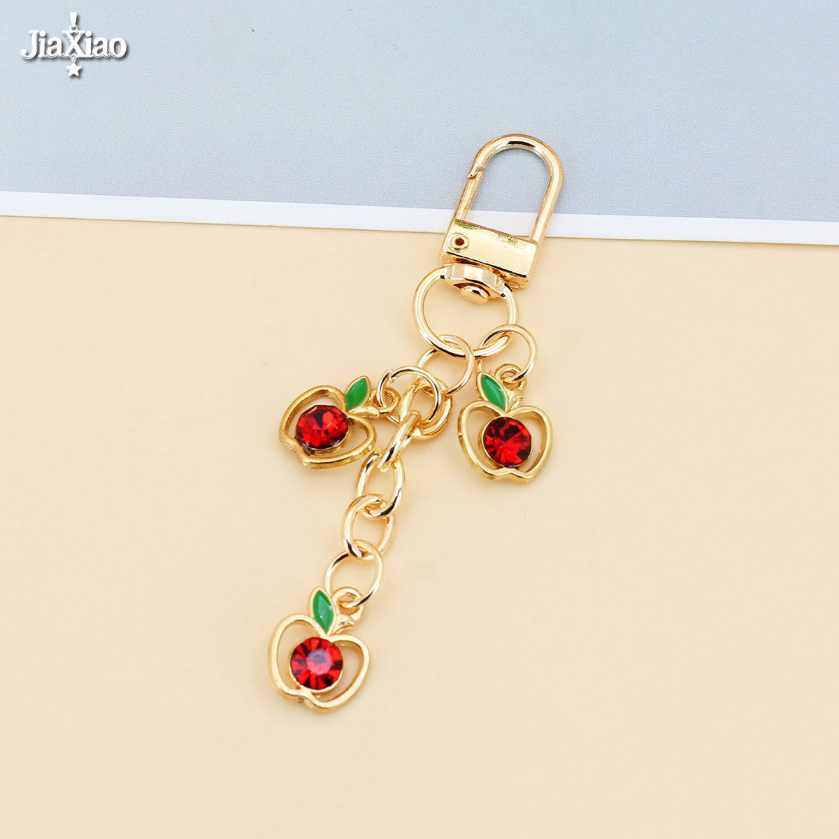 Orchard Enamel-Look Bag Charm - Sparkling Apple