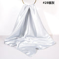 Soft Sheen Square Scarf 90 - Silver Grey