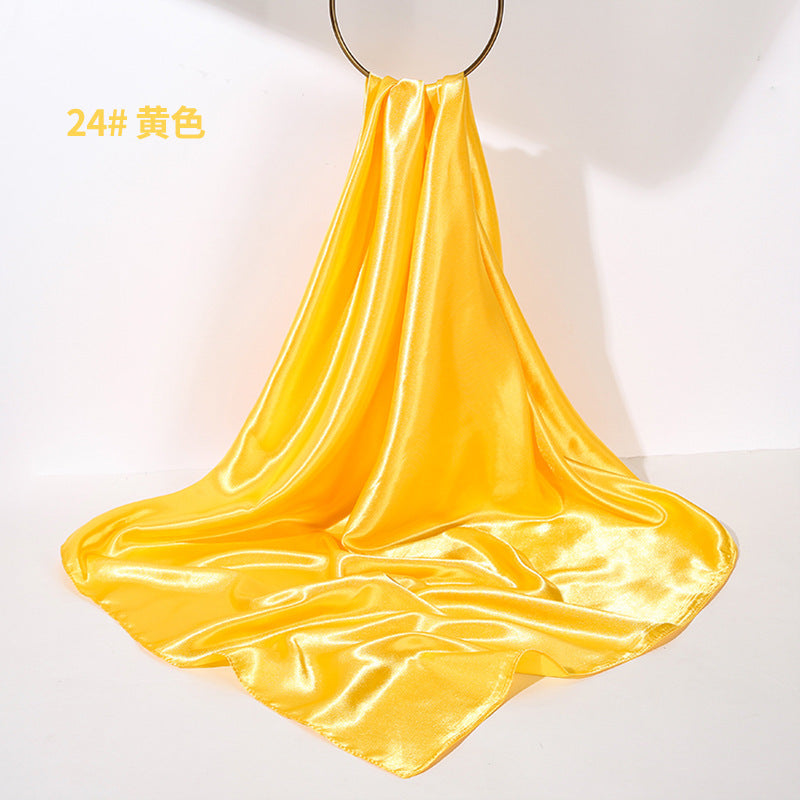 Soft Sheen Square Scarf 90 - Yellow