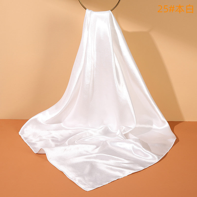 Soft Sheen Square Scarf 90 - Ivory