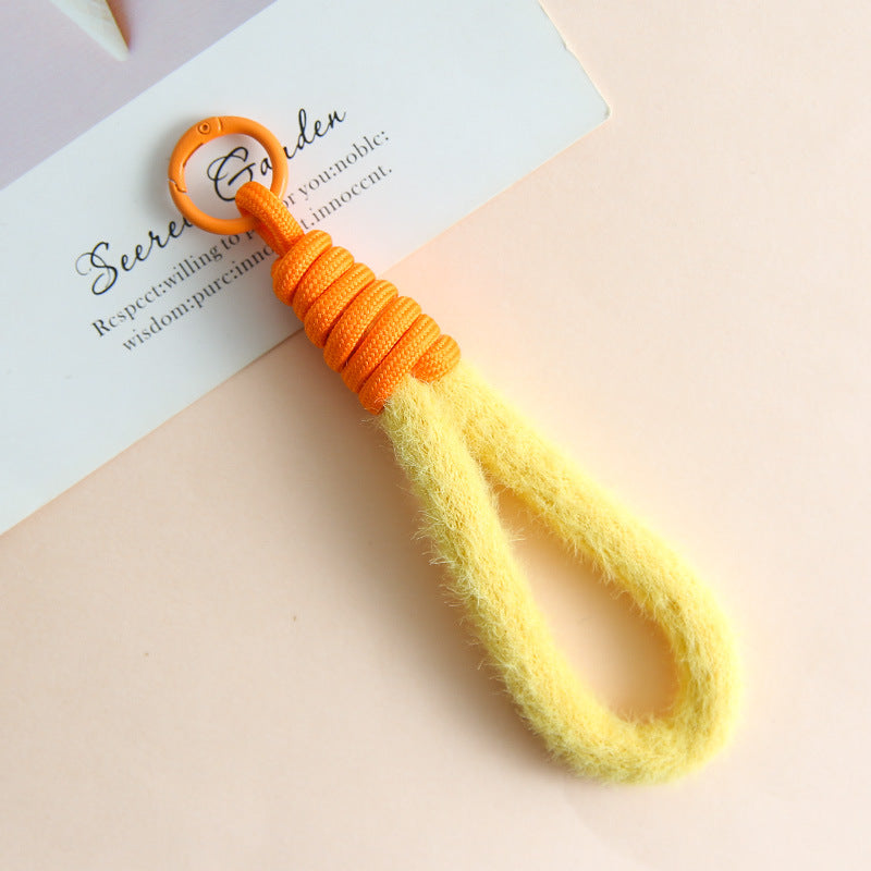 Soft Loop Bag Charm - Yellow