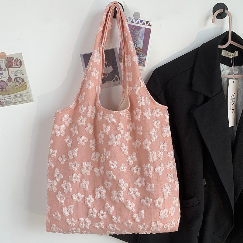 Petal Lace Hobo - Pink