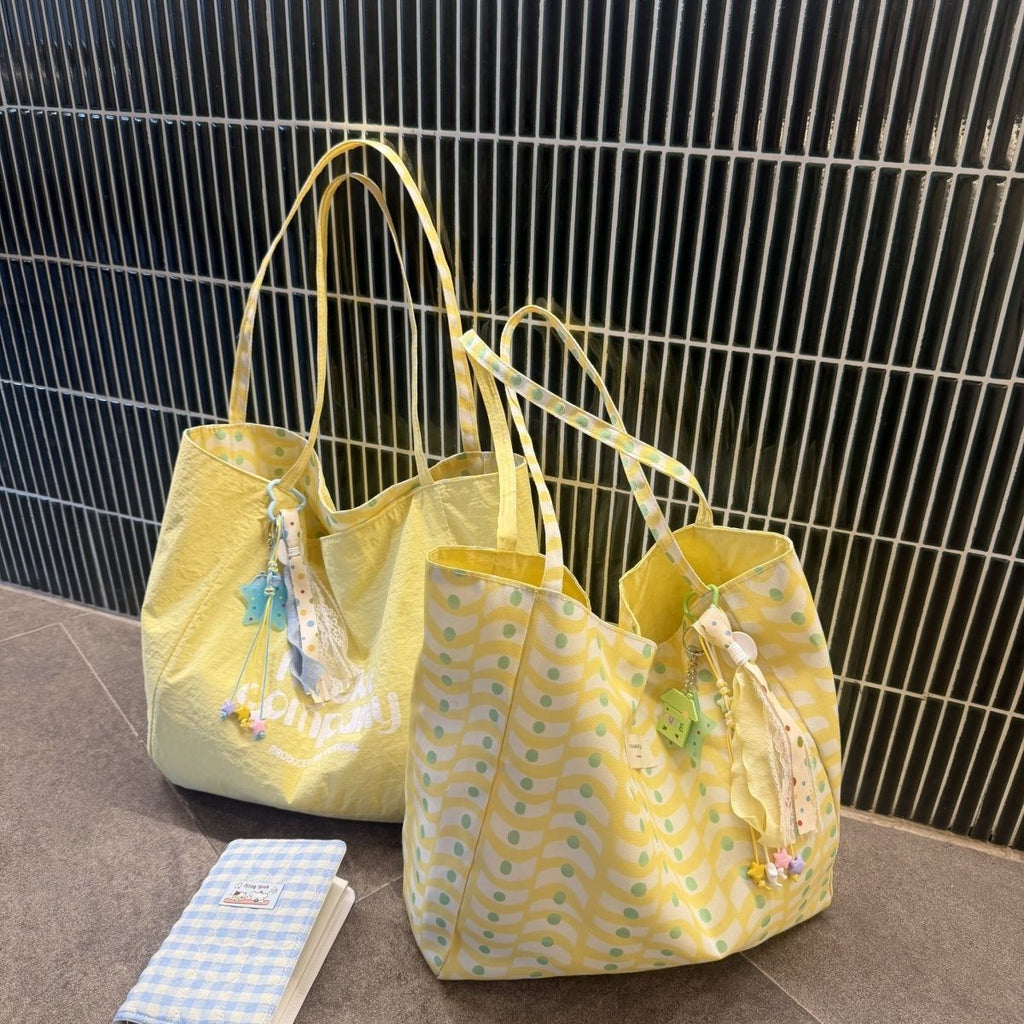 Picnic Wave Tote - Yellow