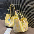 Picnic Wave Tote - Yellow