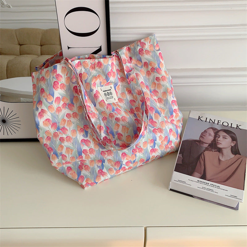 Poppy Garden Tote - Little Tulips