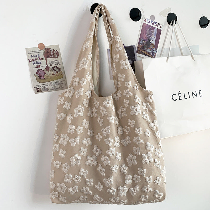 Petal Lace Hobo - Khaki