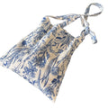 Porcelain Garden Tote - Blue Porcelain Floral