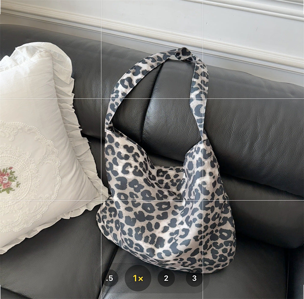 Soft Leopard Crossbody - Grey Leopard
